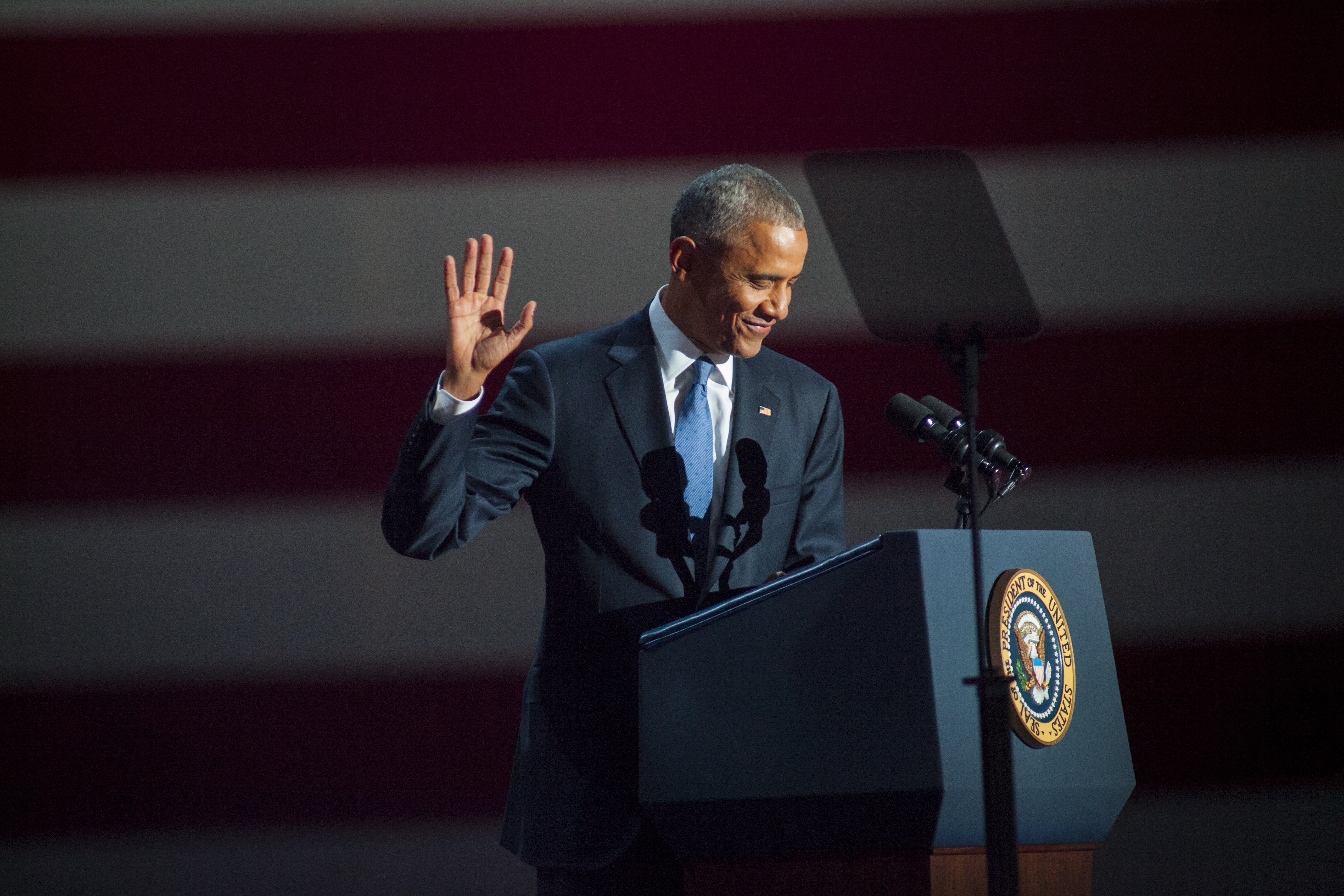 president speech central time today