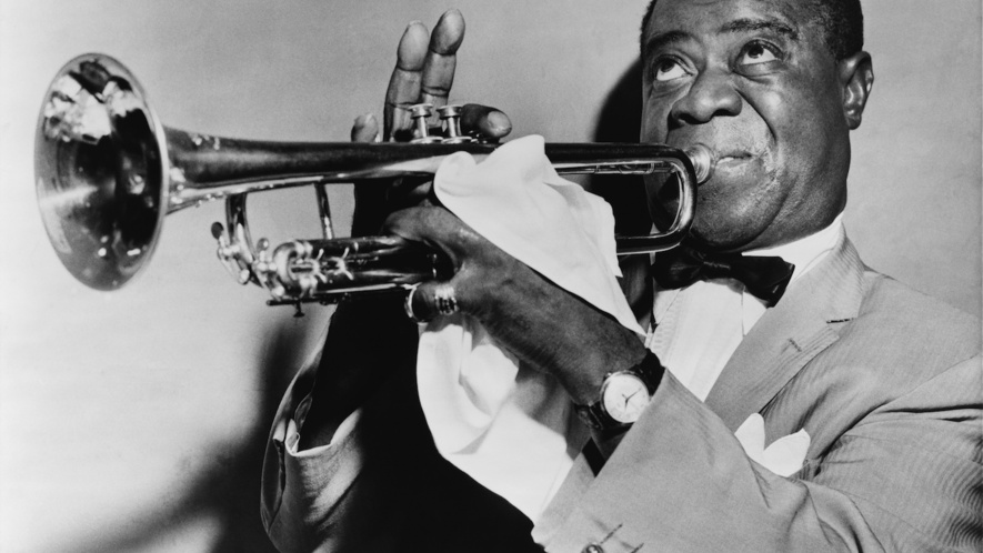 Trumpeter, bandleader and singer Louis Armstrong was an important innovator of early jazz and the Harlem Renaissance.