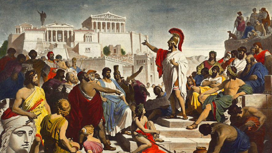 Image result for ancient greek political assembly