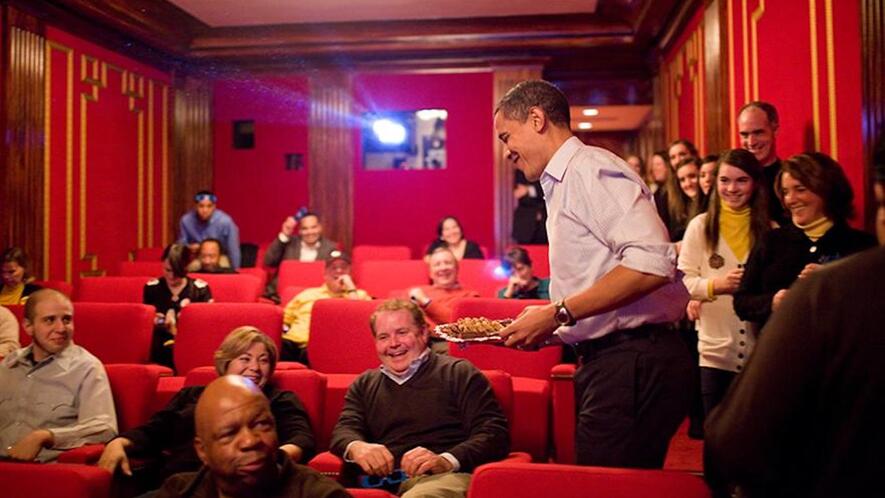Newsela | White House movie theater opens to public