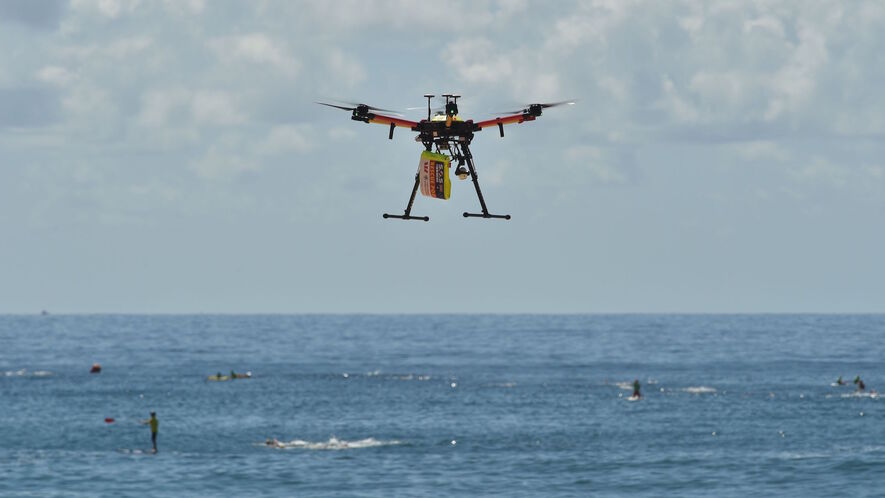 Newsela Aerial Patrol Drones Used To Spot Sharks On Beaches In Australia