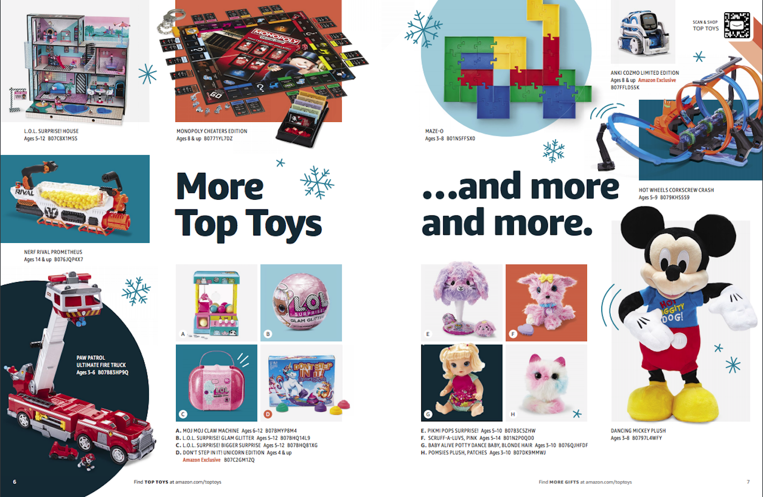 amazon printed toy catalog